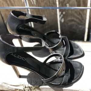 Strappy Black Heels